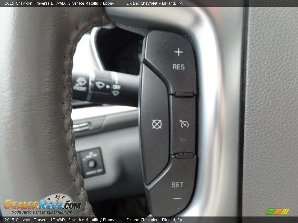 2015 Chevrolet Traverse LT AWD Silver Ice Metallic / Ebony Photo #23