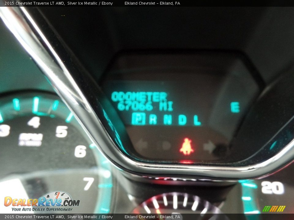 2015 Chevrolet Traverse LT AWD Silver Ice Metallic / Ebony Photo #25
