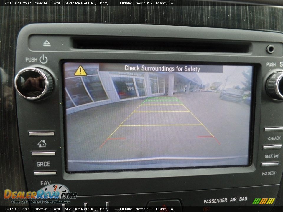 2015 Chevrolet Traverse LT AWD Silver Ice Metallic / Ebony Photo #28