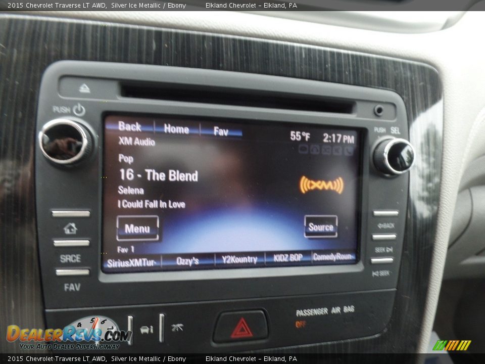 2015 Chevrolet Traverse LT AWD Silver Ice Metallic / Ebony Photo #29