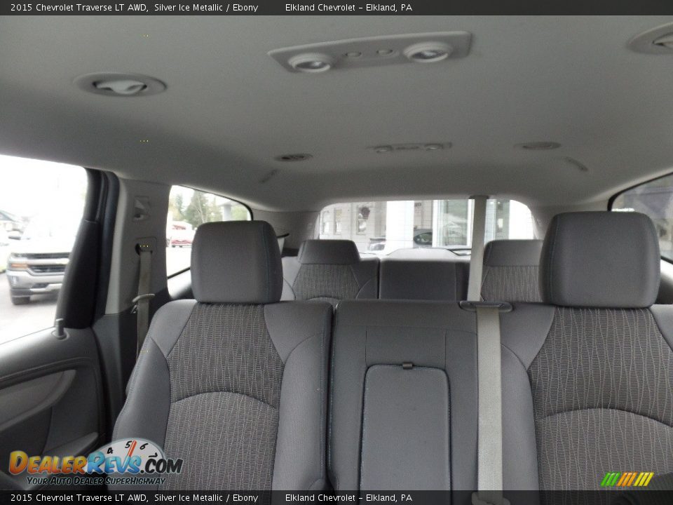 2015 Chevrolet Traverse LT AWD Silver Ice Metallic / Ebony Photo #35