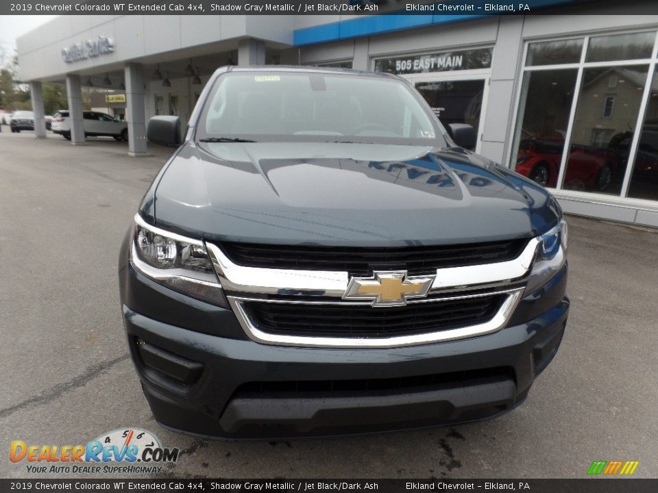 2019 Chevrolet Colorado WT Extended Cab 4x4 Shadow Gray Metallic / Jet Black/Dark Ash Photo #2