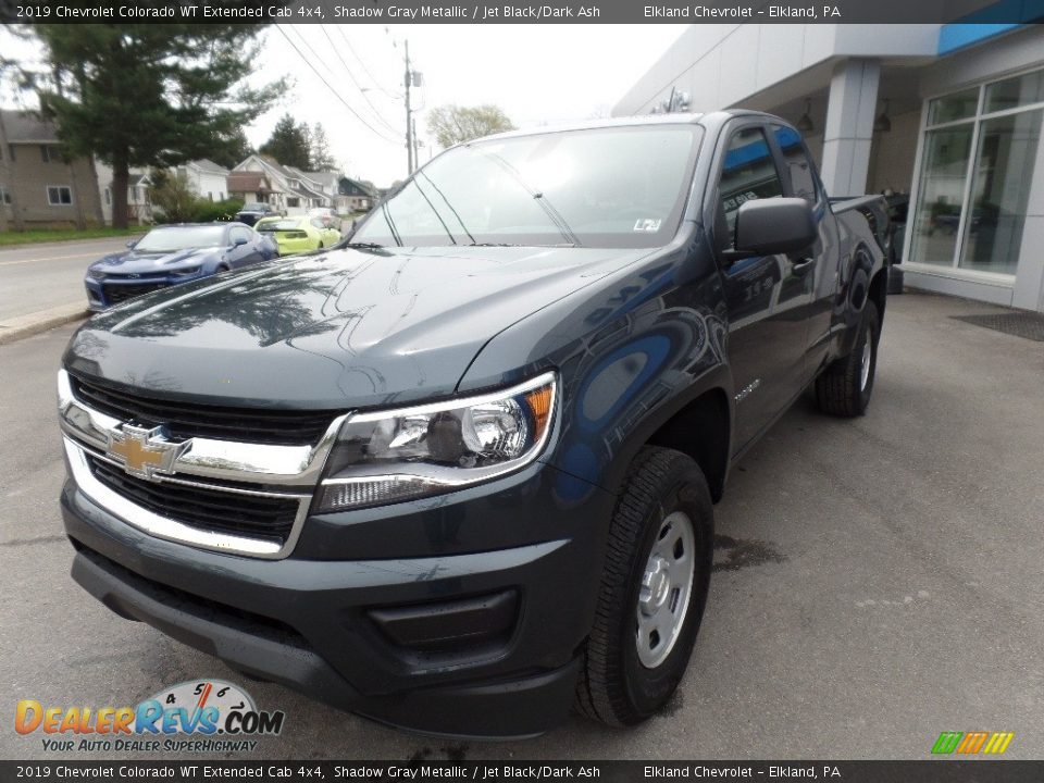 2019 Chevrolet Colorado WT Extended Cab 4x4 Shadow Gray Metallic / Jet Black/Dark Ash Photo #3