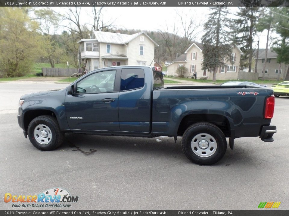 2019 Chevrolet Colorado WT Extended Cab 4x4 Shadow Gray Metallic / Jet Black/Dark Ash Photo #5