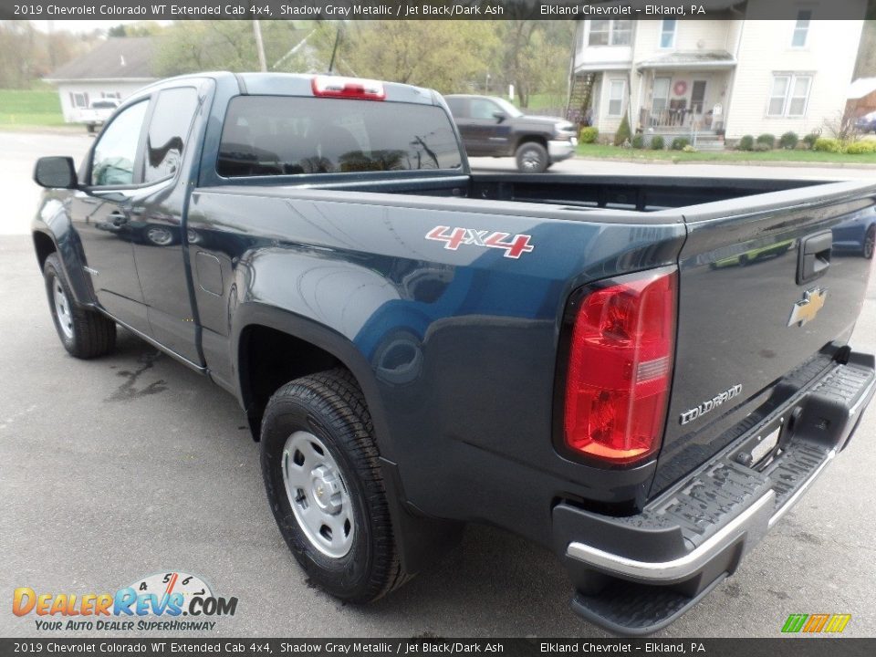 2019 Chevrolet Colorado WT Extended Cab 4x4 Shadow Gray Metallic / Jet Black/Dark Ash Photo #6