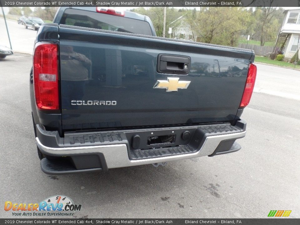 2019 Chevrolet Colorado WT Extended Cab 4x4 Shadow Gray Metallic / Jet Black/Dark Ash Photo #7