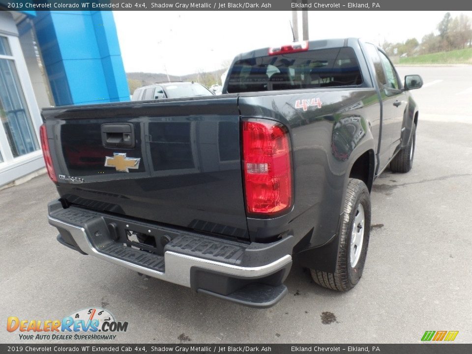 2019 Chevrolet Colorado WT Extended Cab 4x4 Shadow Gray Metallic / Jet Black/Dark Ash Photo #8
