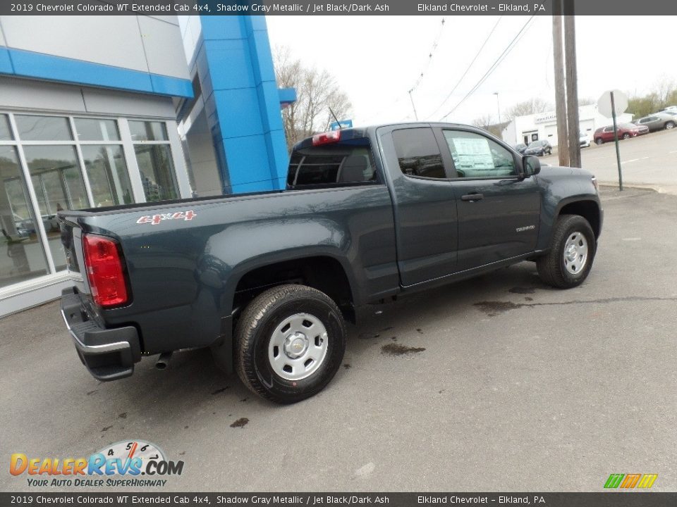 2019 Chevrolet Colorado WT Extended Cab 4x4 Shadow Gray Metallic / Jet Black/Dark Ash Photo #9