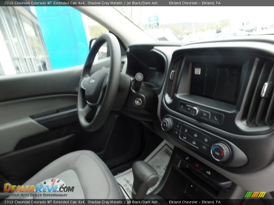 2019 Chevrolet Colorado WT Extended Cab 4x4 Shadow Gray Metallic / Jet Black/Dark Ash Photo #14