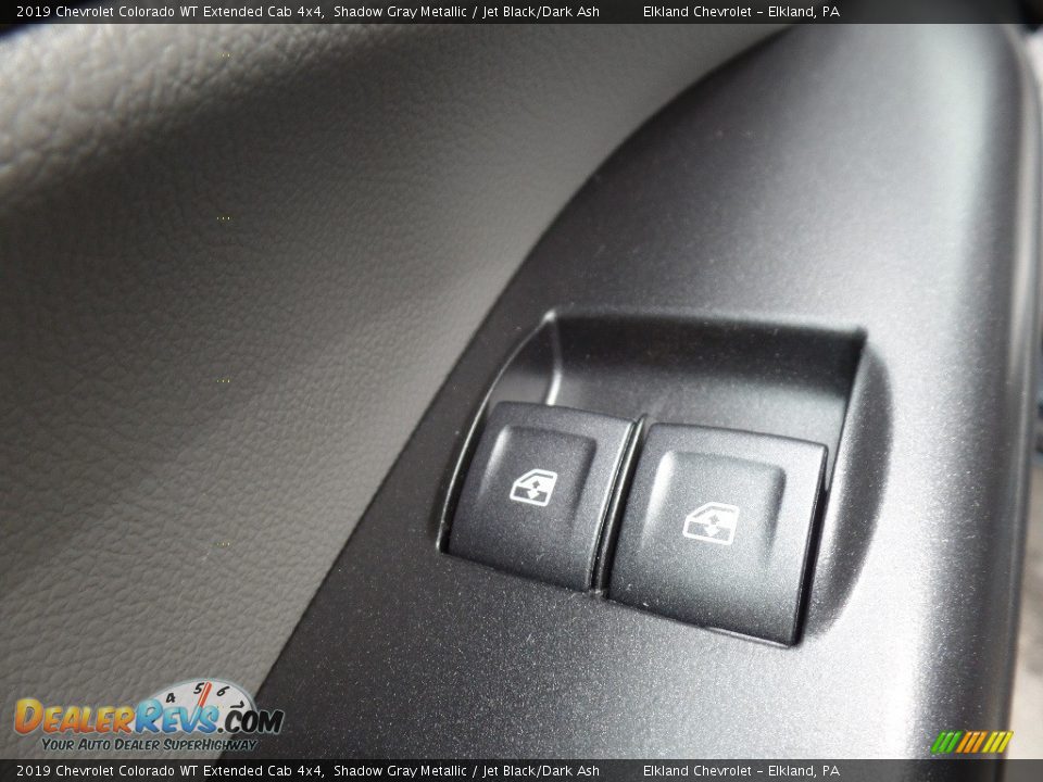 2019 Chevrolet Colorado WT Extended Cab 4x4 Shadow Gray Metallic / Jet Black/Dark Ash Photo #19
