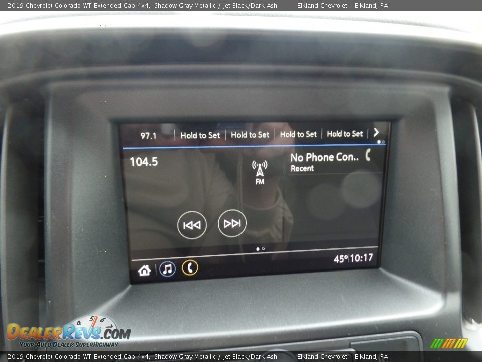 2019 Chevrolet Colorado WT Extended Cab 4x4 Shadow Gray Metallic / Jet Black/Dark Ash Photo #27