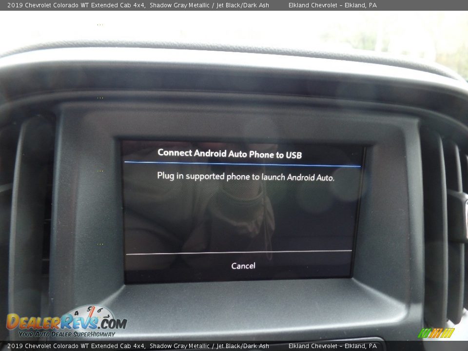 2019 Chevrolet Colorado WT Extended Cab 4x4 Shadow Gray Metallic / Jet Black/Dark Ash Photo #30