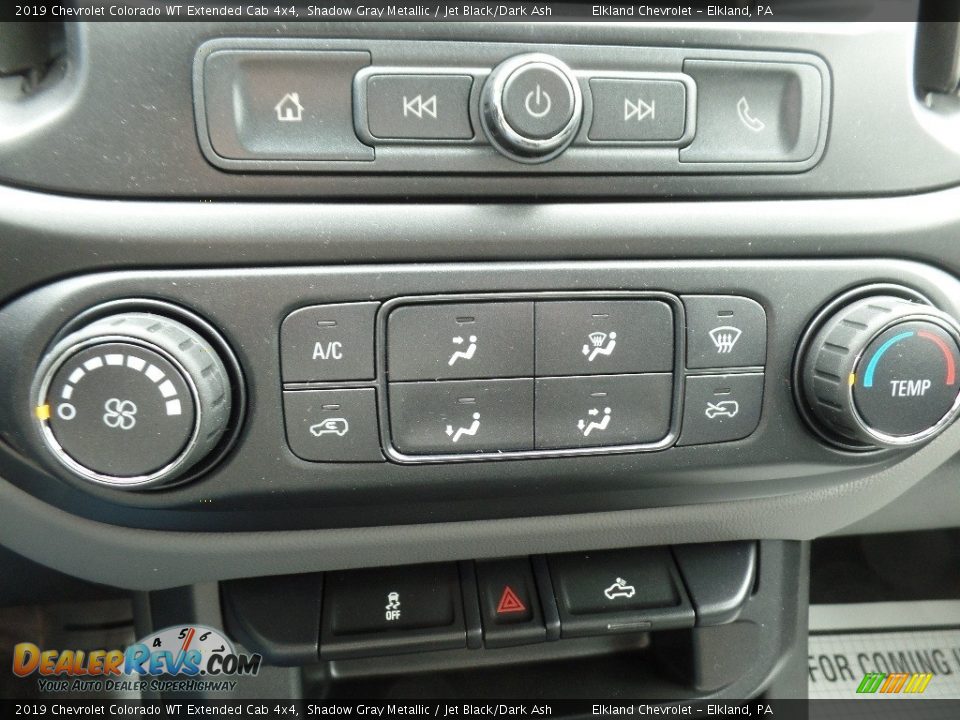 2019 Chevrolet Colorado WT Extended Cab 4x4 Shadow Gray Metallic / Jet Black/Dark Ash Photo #31