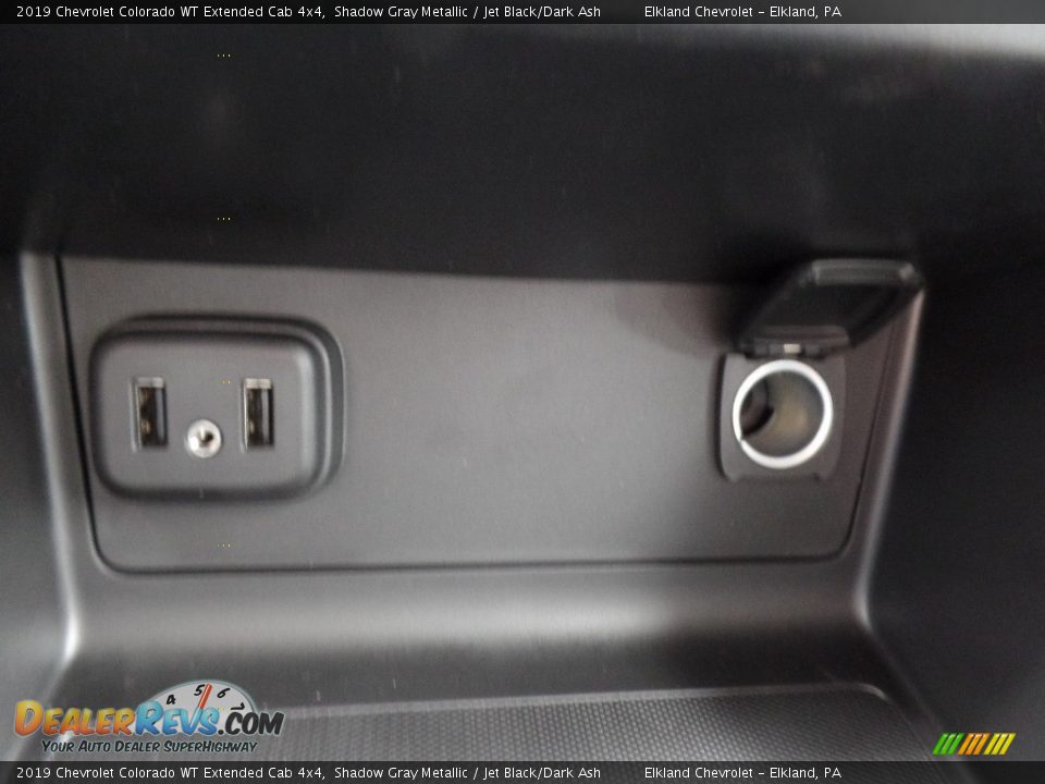 2019 Chevrolet Colorado WT Extended Cab 4x4 Shadow Gray Metallic / Jet Black/Dark Ash Photo #33