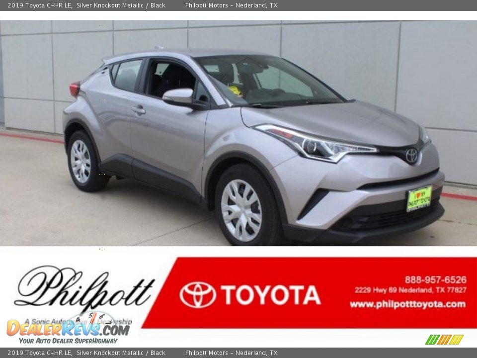 2019 Toyota C-HR LE Silver Knockout Metallic / Black Photo #1