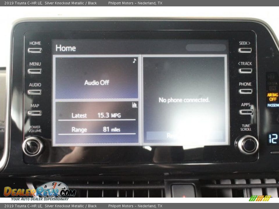 2019 Toyota C-HR LE Silver Knockout Metallic / Black Photo #11