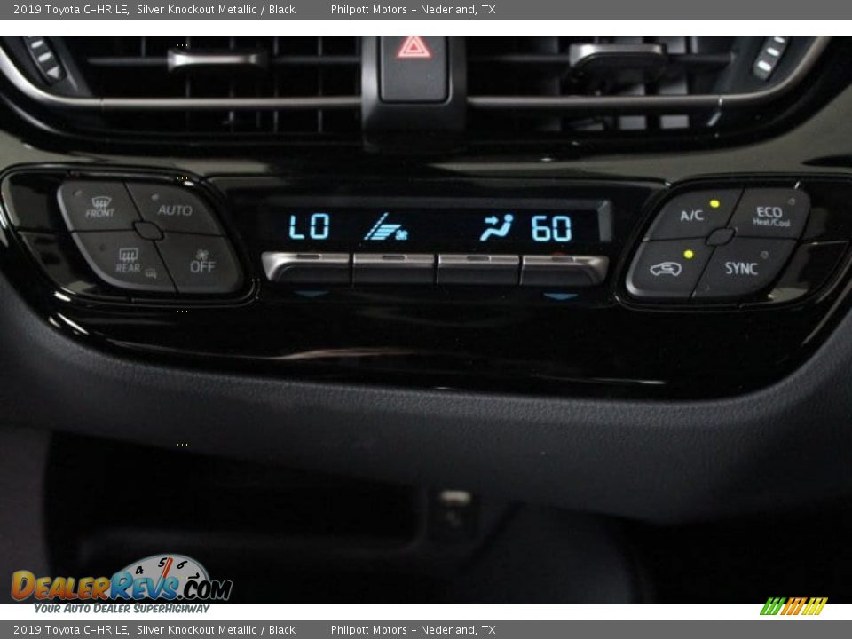 2019 Toyota C-HR LE Silver Knockout Metallic / Black Photo #12