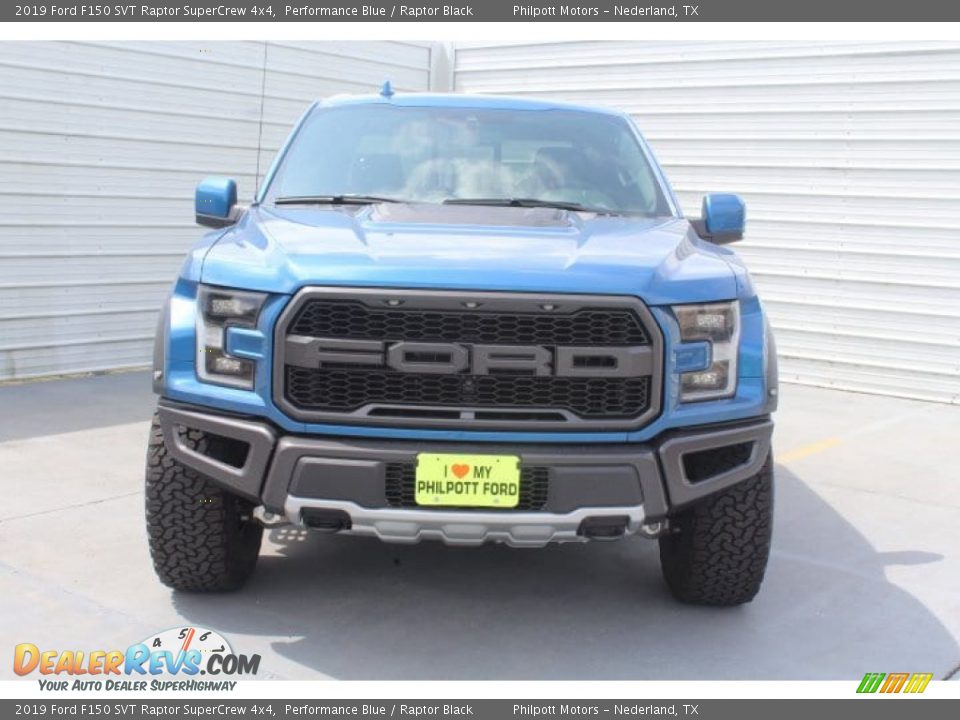 2019 Ford F150 SVT Raptor SuperCrew 4x4 Performance Blue / Raptor Black Photo #3