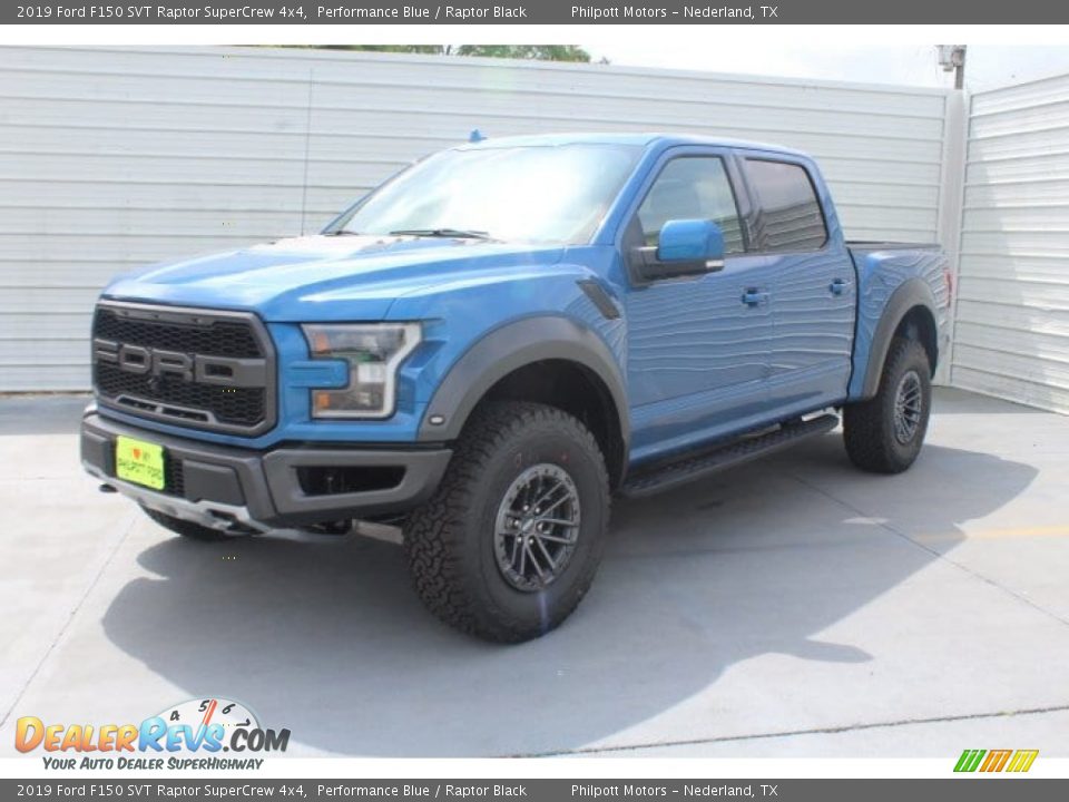 2019 Ford F150 SVT Raptor SuperCrew 4x4 Performance Blue / Raptor Black Photo #4