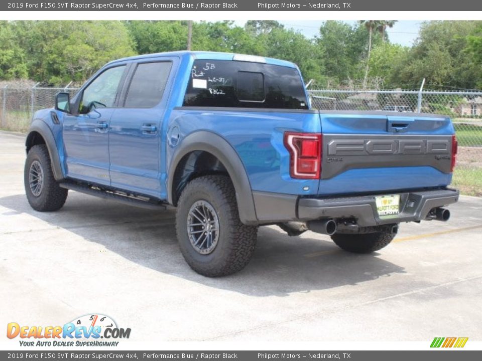 2019 Ford F150 SVT Raptor SuperCrew 4x4 Performance Blue / Raptor Black Photo #6