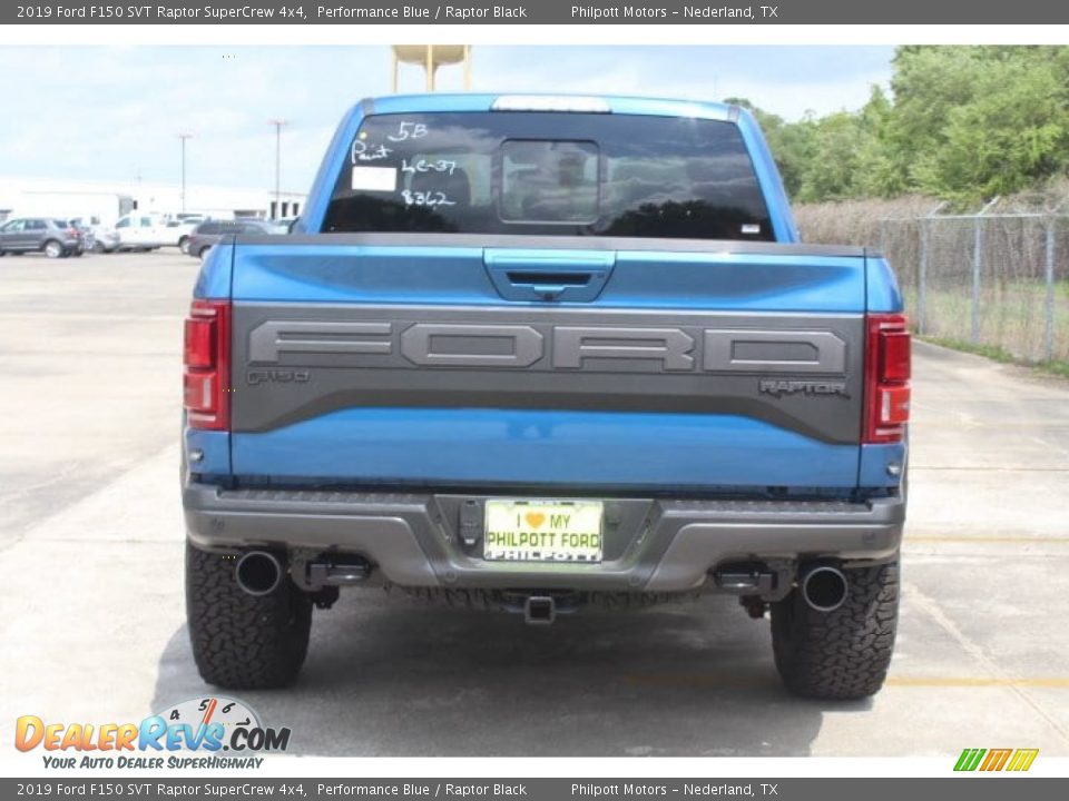 2019 Ford F150 SVT Raptor SuperCrew 4x4 Performance Blue / Raptor Black Photo #7