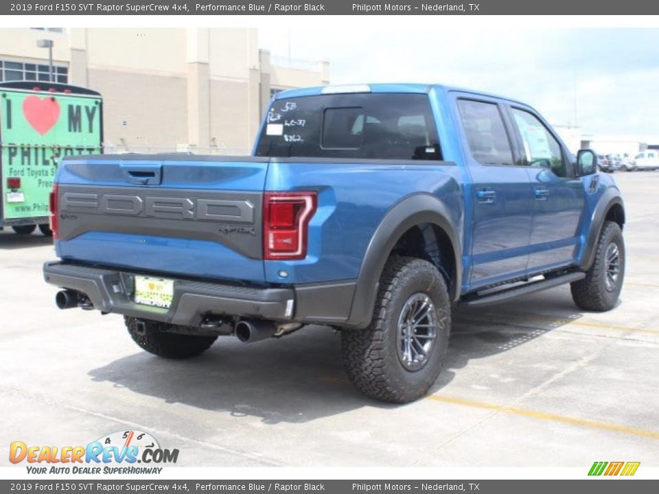 2019 Ford F150 SVT Raptor SuperCrew 4x4 Performance Blue / Raptor Black Photo #8