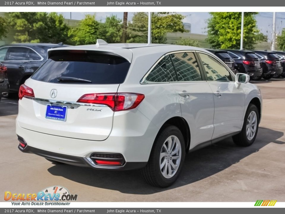 2017 Acura RDX White Diamond Pearl / Parchment Photo #6