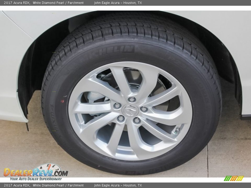 2017 Acura RDX White Diamond Pearl / Parchment Photo #12