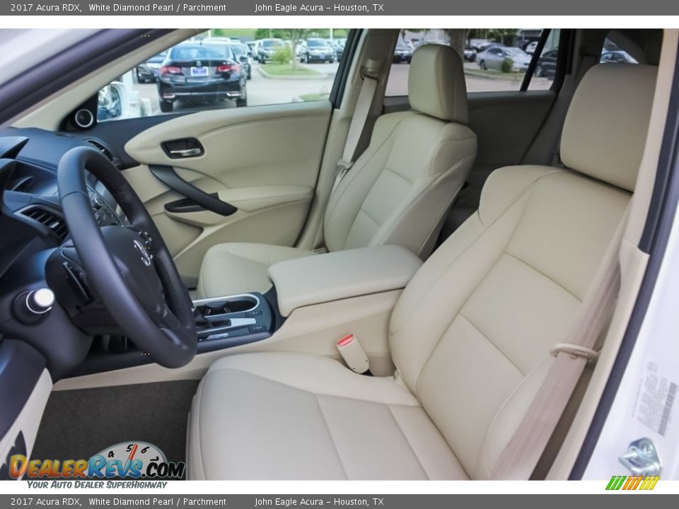 2017 Acura RDX White Diamond Pearl / Parchment Photo #14