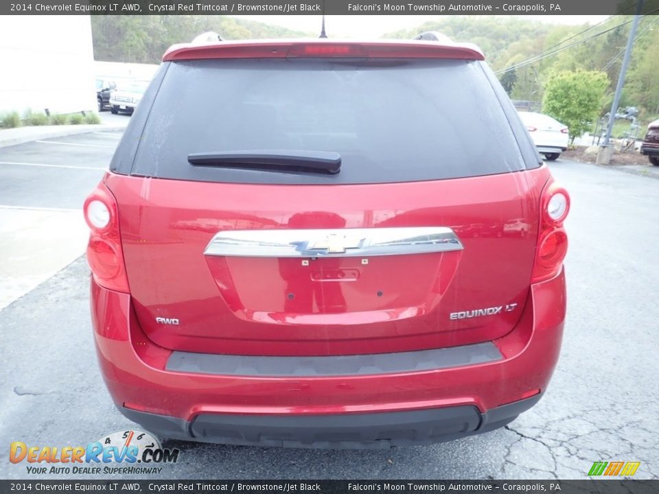 2014 Chevrolet Equinox LT AWD Crystal Red Tintcoat / Brownstone/Jet Black Photo #3