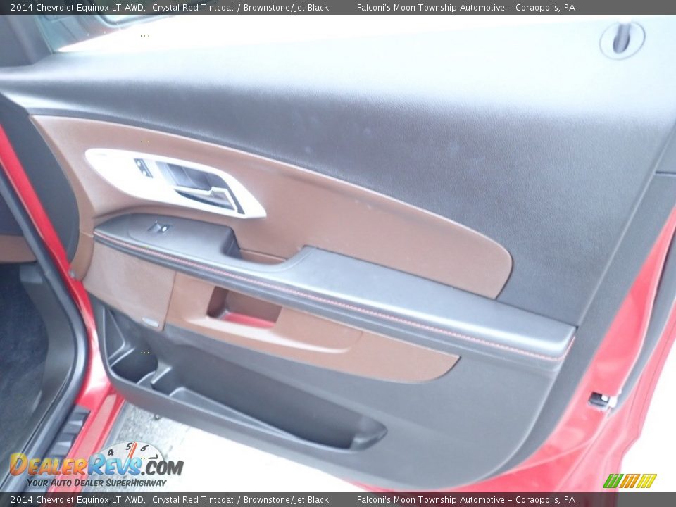 2014 Chevrolet Equinox LT AWD Crystal Red Tintcoat / Brownstone/Jet Black Photo #13