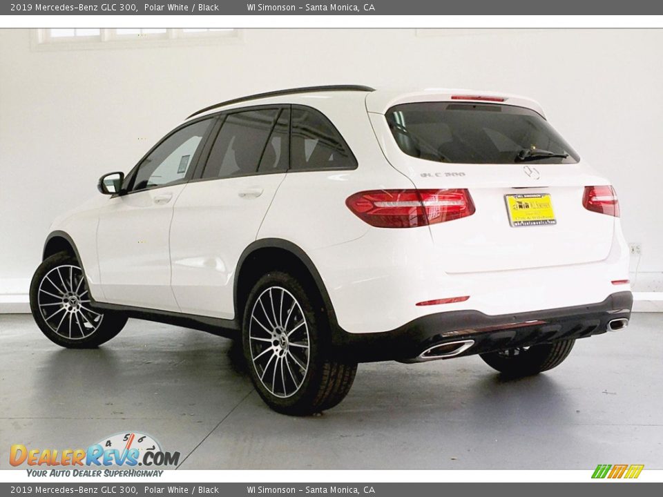 2019 Mercedes-Benz GLC 300 Polar White / Black Photo #2