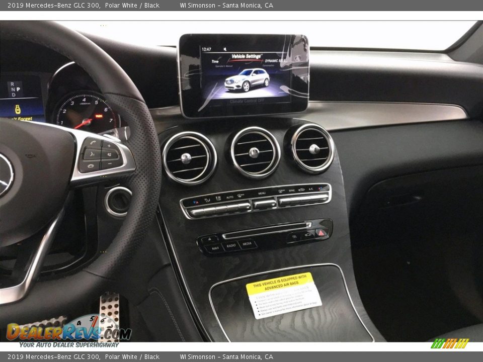 2019 Mercedes-Benz GLC 300 Polar White / Black Photo #6