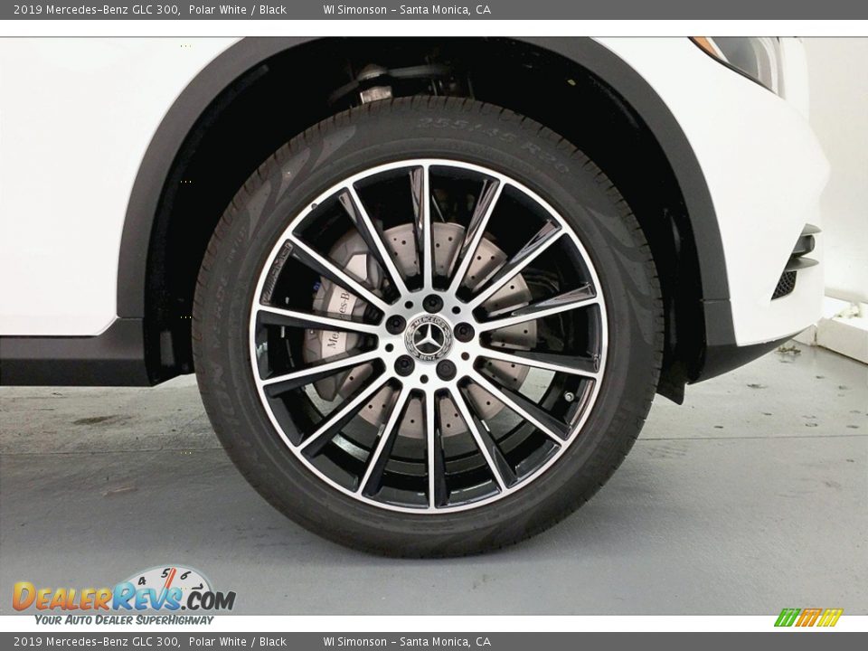 2019 Mercedes-Benz GLC 300 Polar White / Black Photo #9