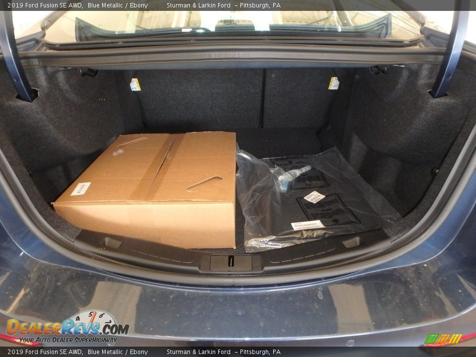 2019 Ford Fusion SE AWD Blue Metallic / Ebony Photo #3