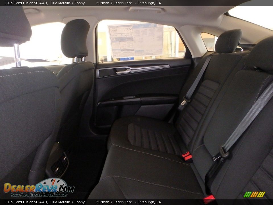 2019 Ford Fusion SE AWD Blue Metallic / Ebony Photo #8