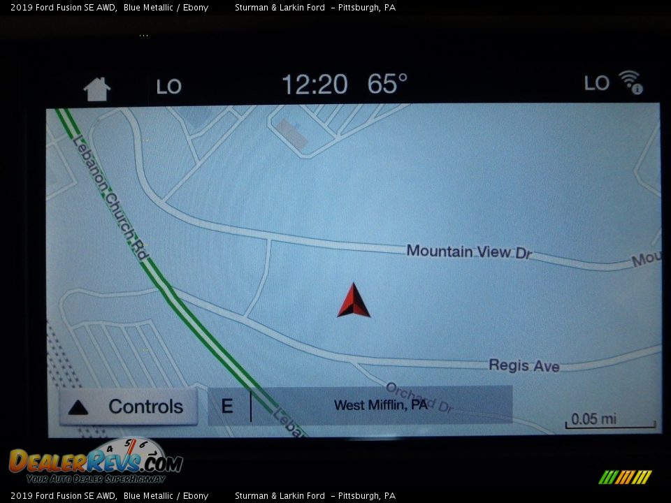 2019 Ford Fusion SE AWD Blue Metallic / Ebony Photo #13