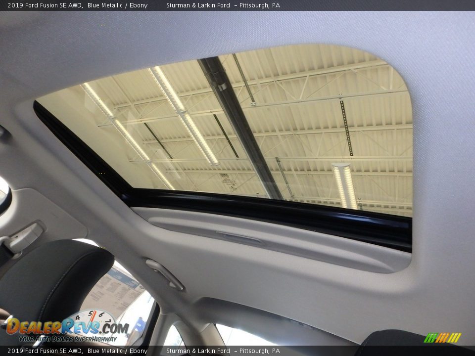 2019 Ford Fusion SE AWD Blue Metallic / Ebony Photo #15