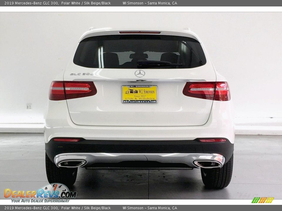 2019 Mercedes-Benz GLC 300 Polar White / Silk Beige/Black Photo #3