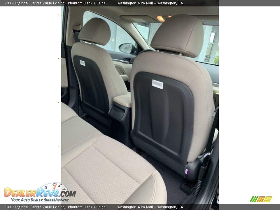 2019 Hyundai Elantra Value Edition Phantom Black / Beige Photo #25