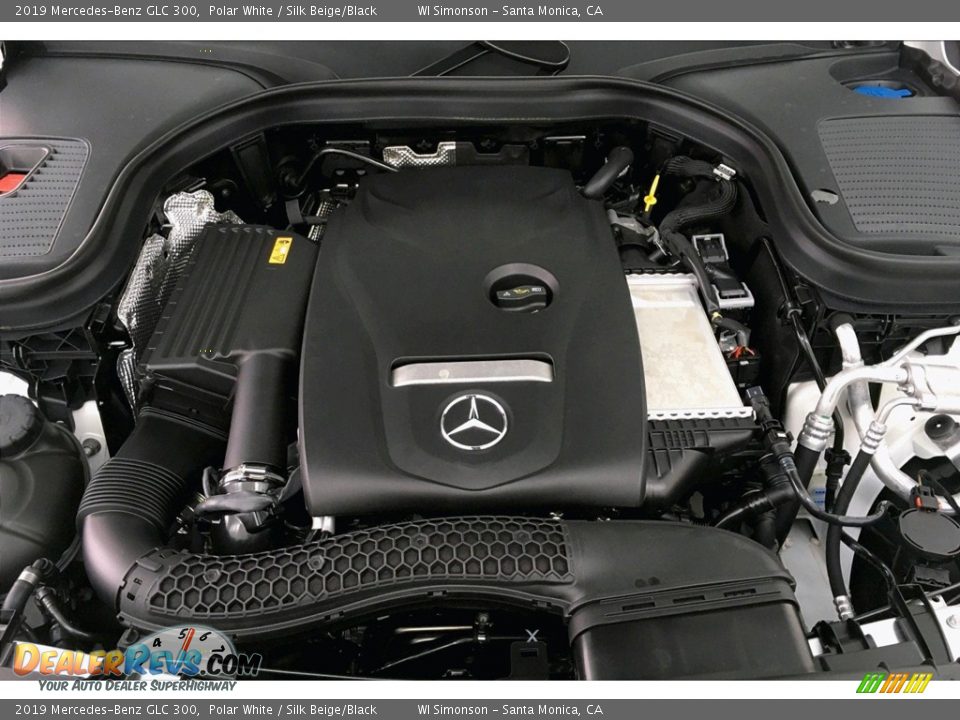 2019 Mercedes-Benz GLC 300 Polar White / Silk Beige/Black Photo #8