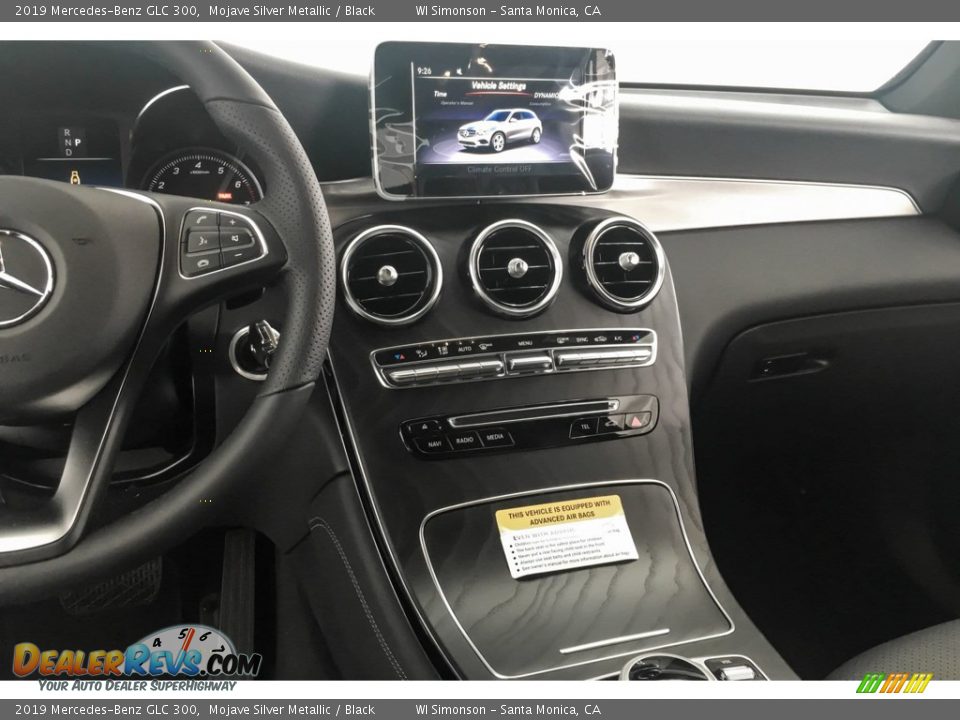 2019 Mercedes-Benz GLC 300 Mojave Silver Metallic / Black Photo #6