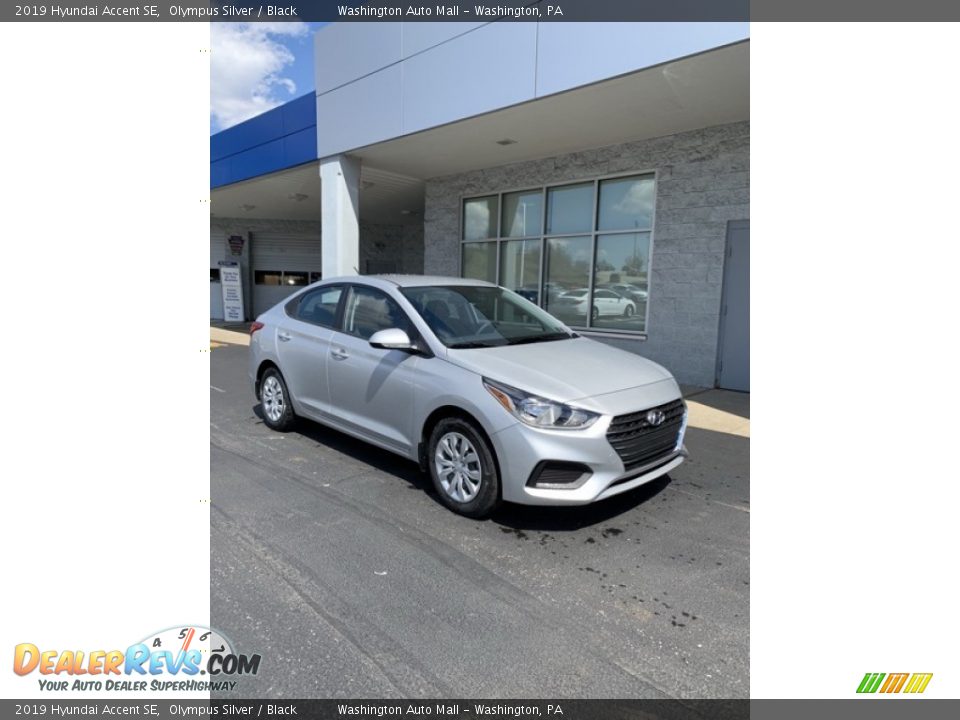 2019 Hyundai Accent SE Olympus Silver / Black Photo #2