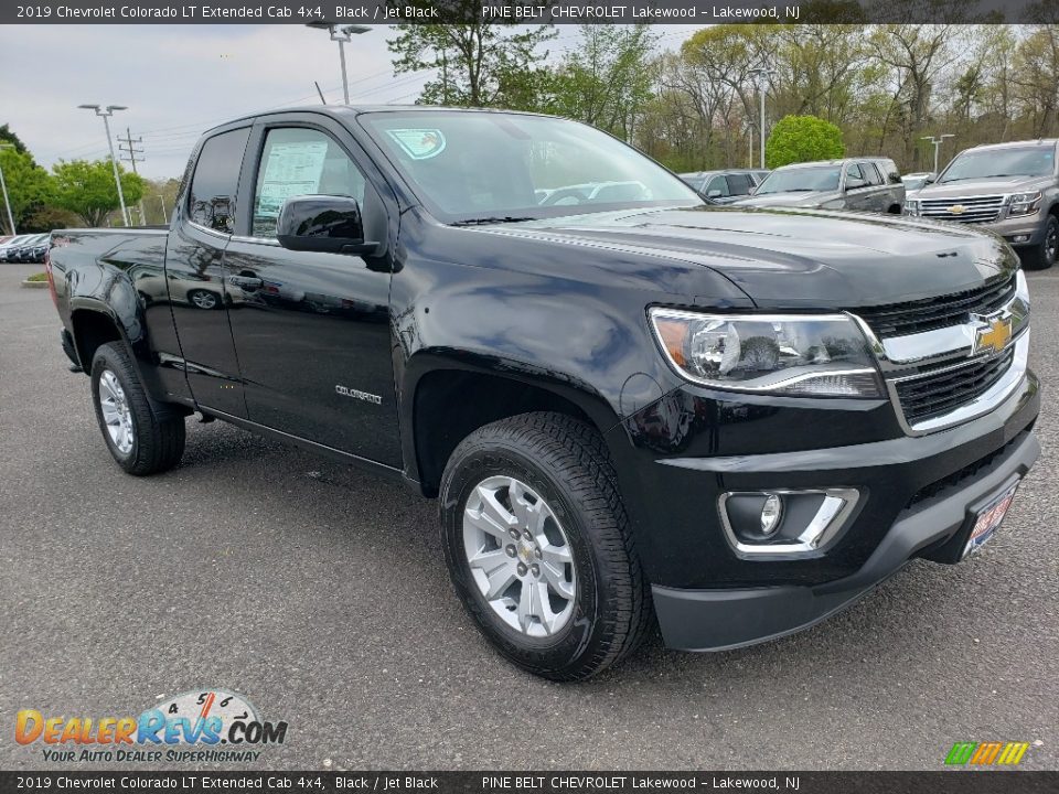 2019 Chevrolet Colorado LT Extended Cab 4x4 Black / Jet Black Photo #1