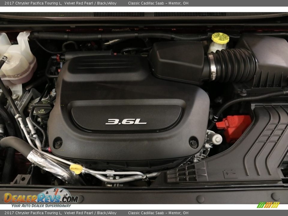 2017 Chrysler Pacifica Touring L Velvet Red Pearl / Black/Alloy Photo #26