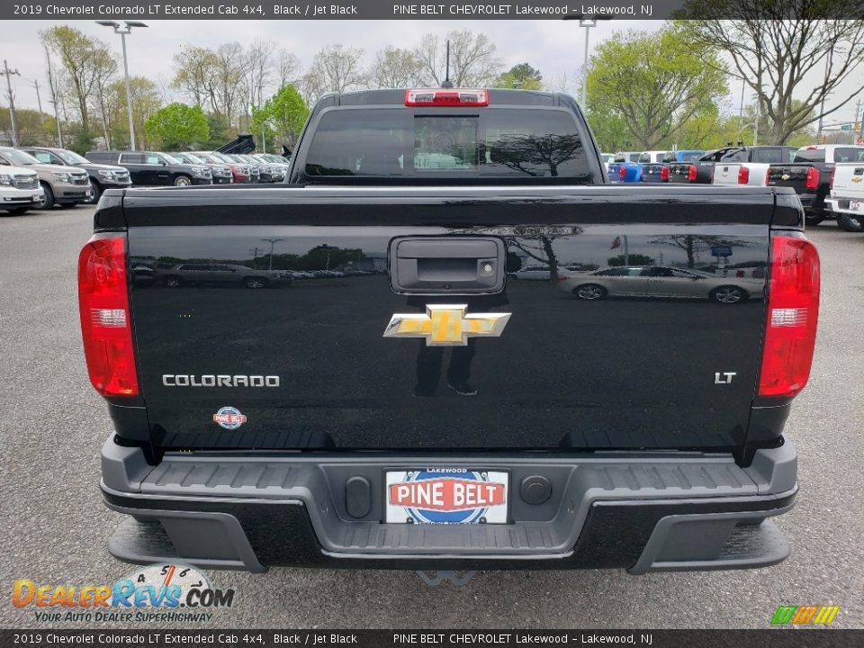 2019 Chevrolet Colorado LT Extended Cab 4x4 Black / Jet Black Photo #5