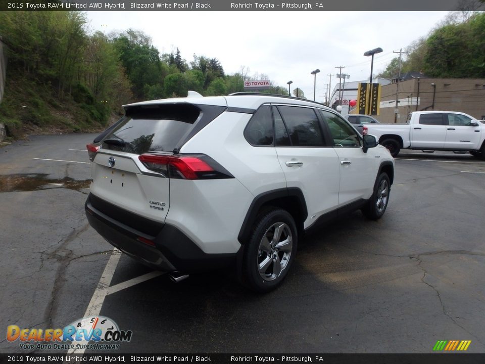 2019 Toyota RAV4 Limited AWD Hybrid Blizzard White Pearl / Black Photo #2