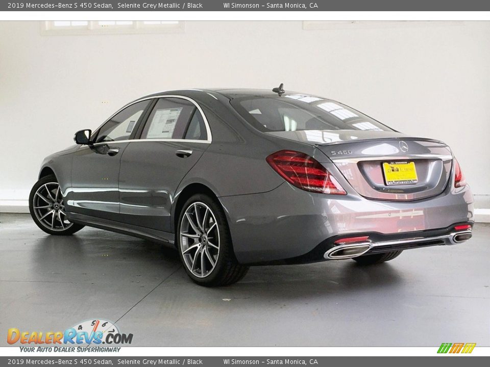 2019 Mercedes-Benz S 450 Sedan Selenite Grey Metallic / Black Photo #2