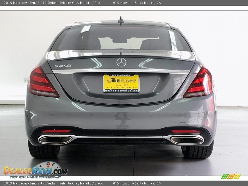 2019 Mercedes-Benz S 450 Sedan Selenite Grey Metallic / Black Photo #3