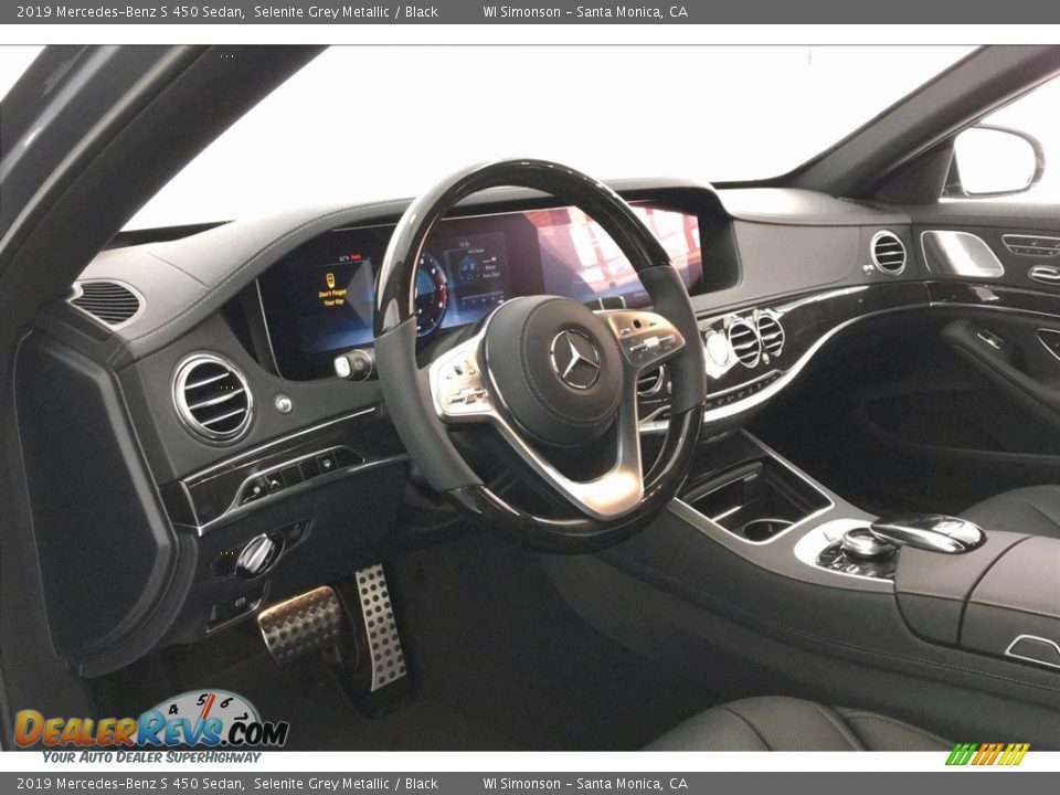 2019 Mercedes-Benz S 450 Sedan Selenite Grey Metallic / Black Photo #4